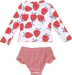 New baby girl rash guard swim suit 3-6 months